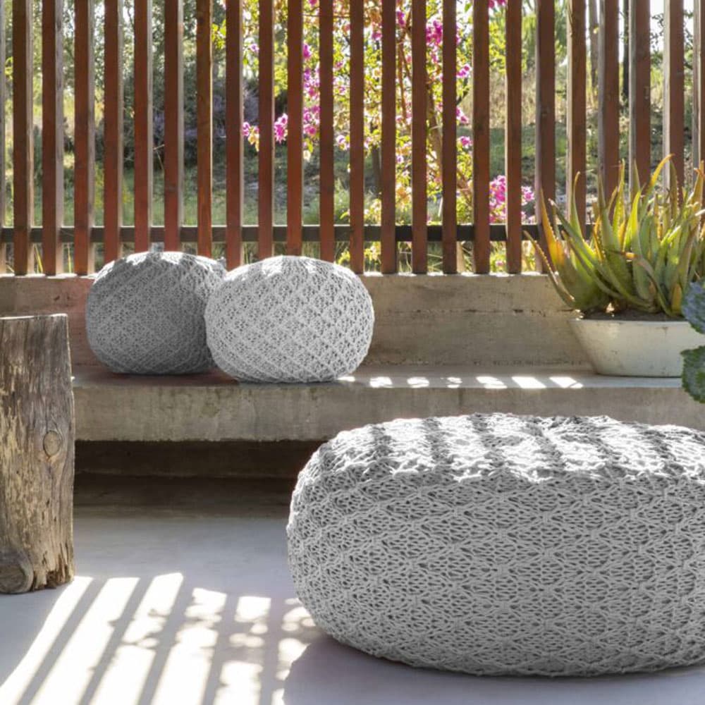 Lowie Round And Square Outdoor Footstool