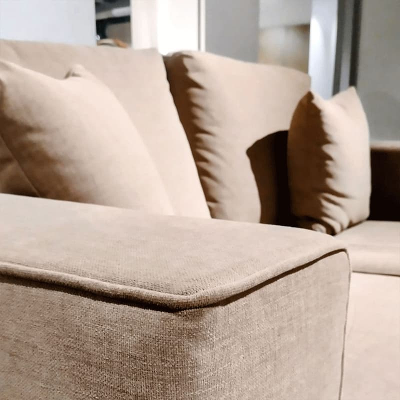 Grey Custom 2 Cushions Sofa by FCI Clearance by FCI London