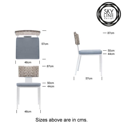 Windsor White Dining Chair by Skyline Design