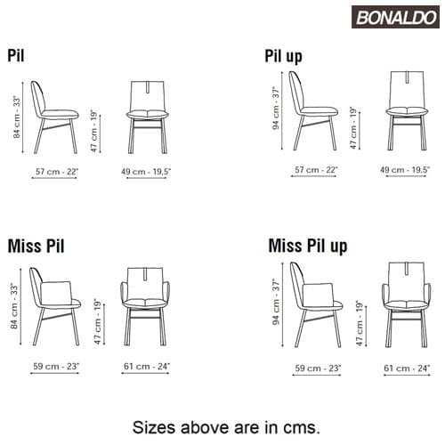 Pil Dining Chair by Bonaldo