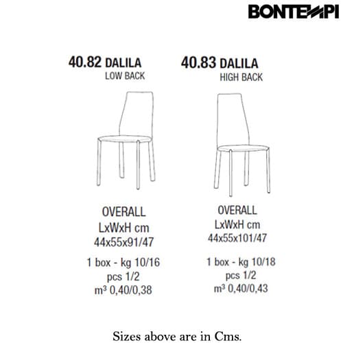 Dalila Dining Chair by Bontempi
