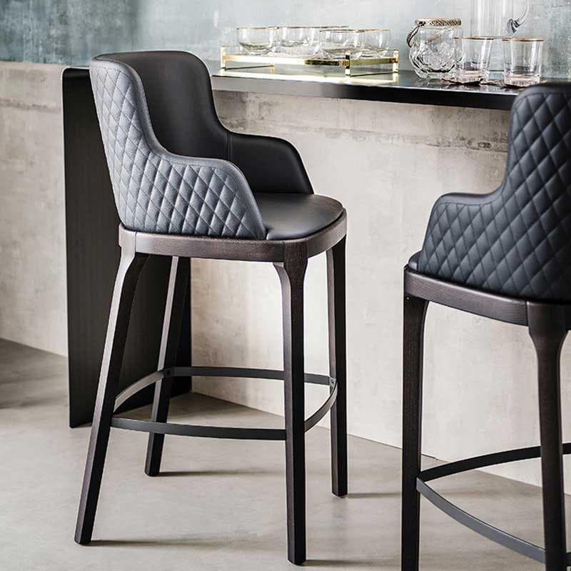 Magda Couture Barstool by Cattelan Italia