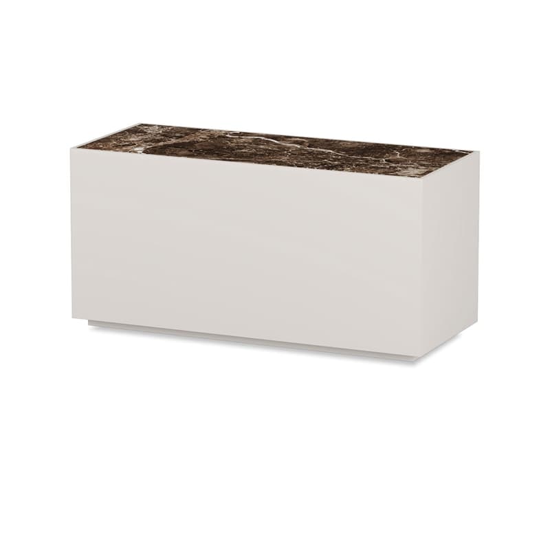 Compact Marble Top Side Table by Evanista