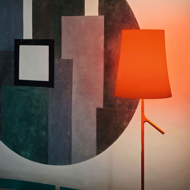 Birdie Lettura Floor Lamp by Foscarini