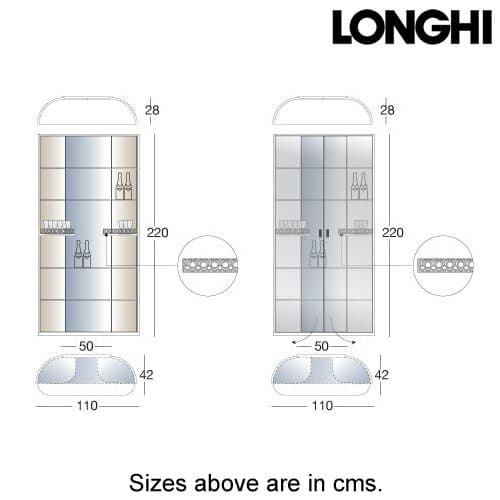 Hennesy Display Cabinet by Longhi