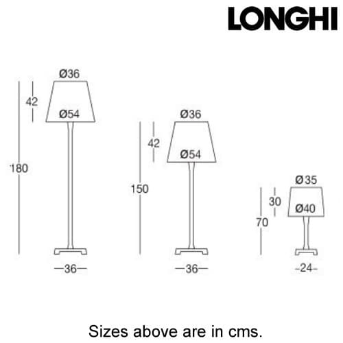 Lucilla Table Lamp by Longhi