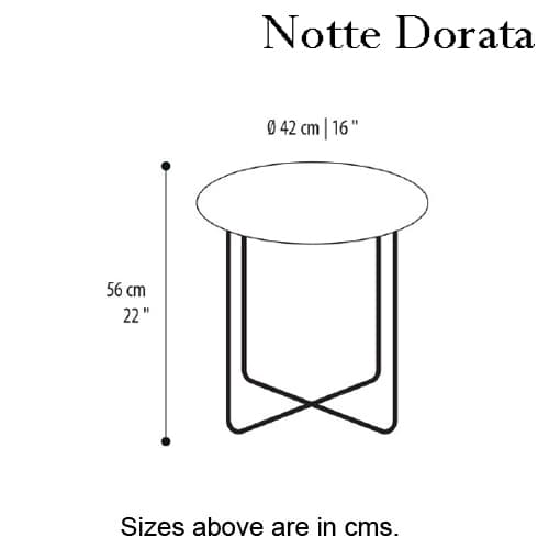 Circus Side Table by Notte Dorata