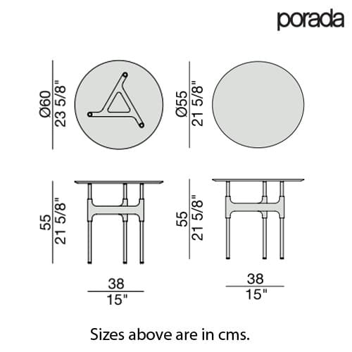 Joint Side Table by Porada
