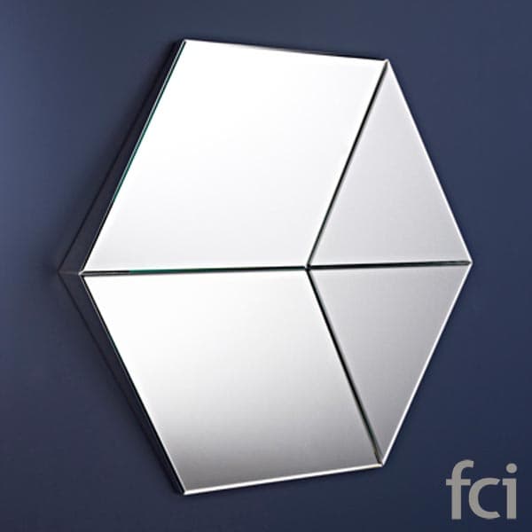 Hexagon Wall Mirror by Reflections