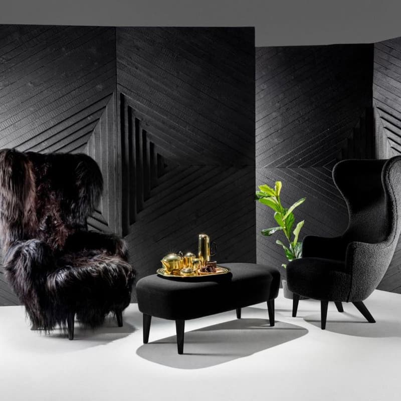 Wingback Footstool by Tom Dixon