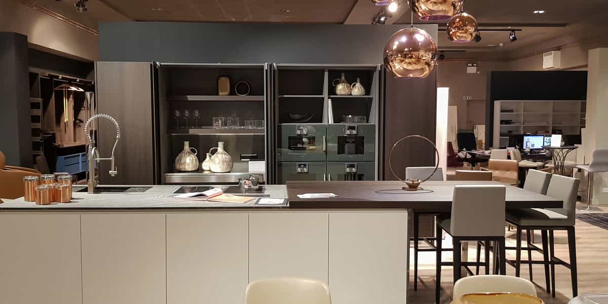 Contemporary Kitchen on Display by FCI London