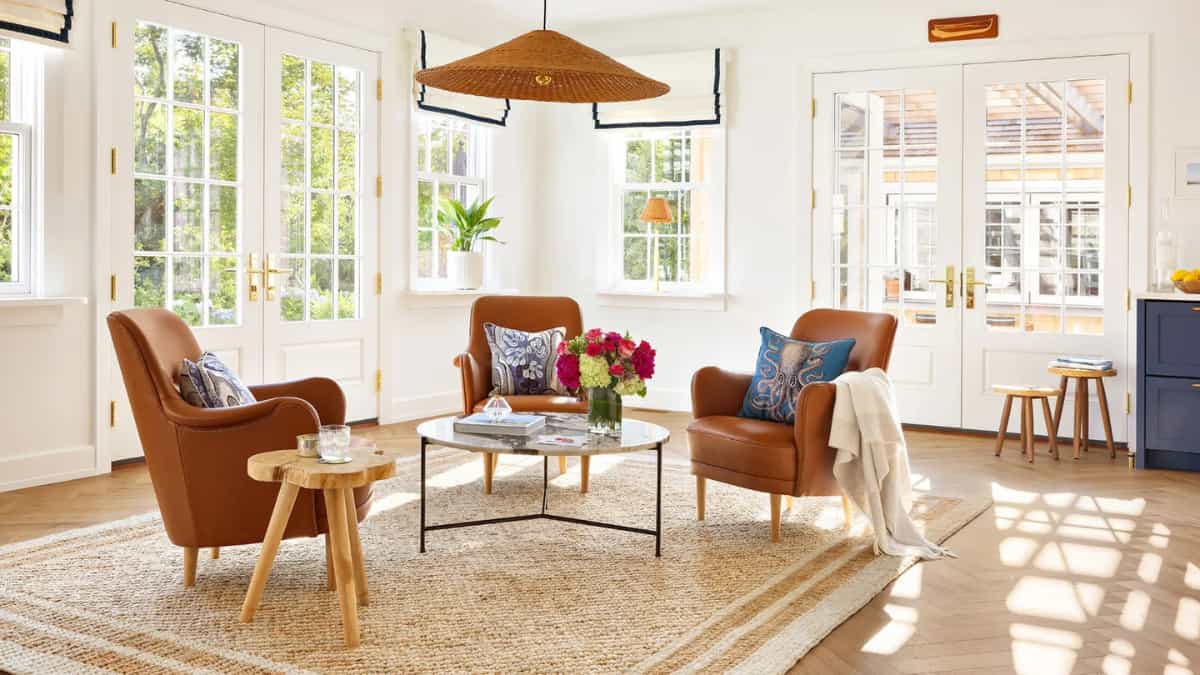 Charlotte Save Interiors project - residential workspace with Scandinavian restraint and warm detailing