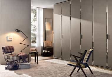 High Gloss Fitted Wardrobe by FCI London
