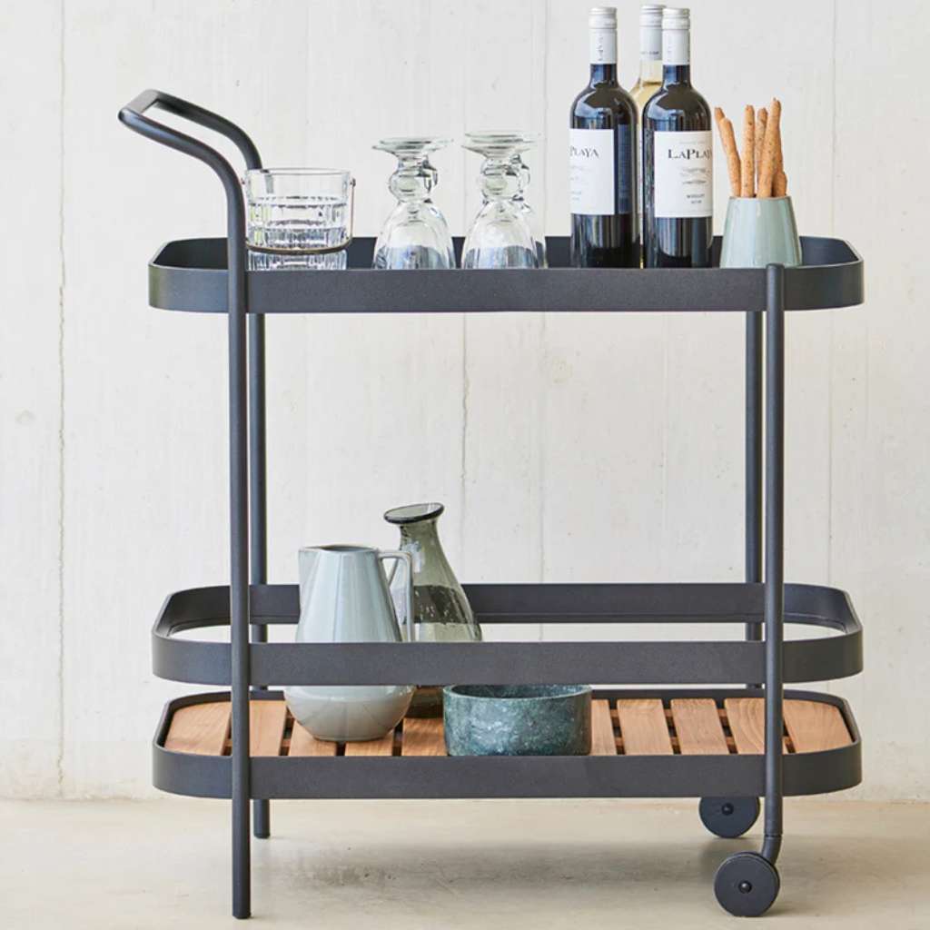 Cane line modern Roll-bar trolley