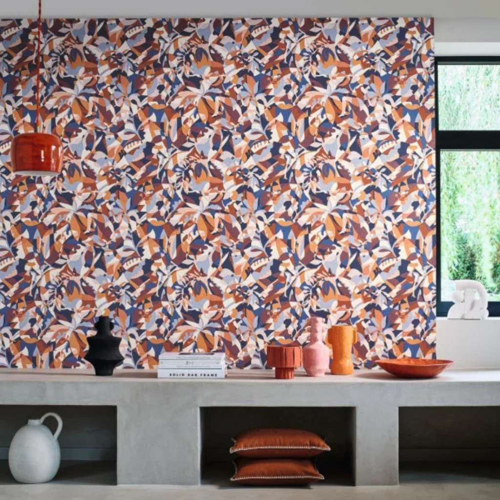 CASAMANCE vibrant  floral wall art with modern décor accents.