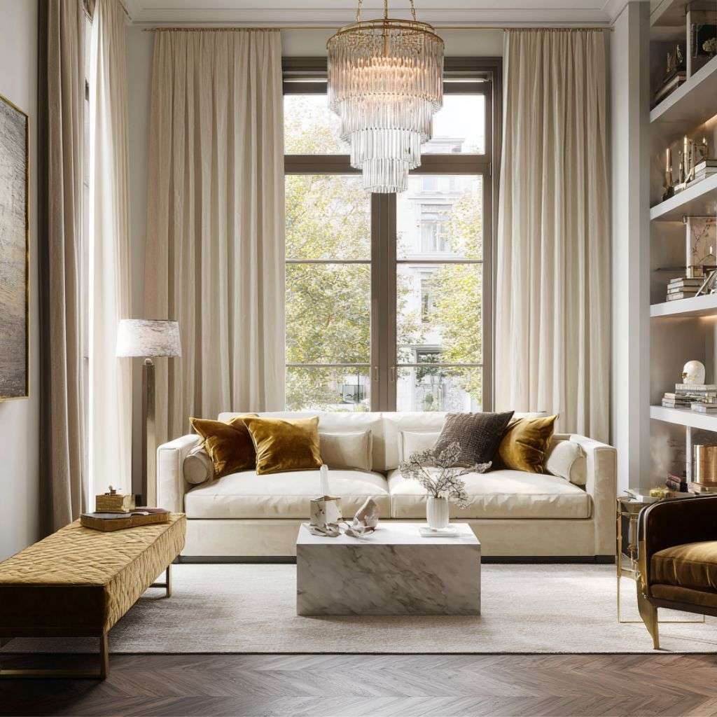 Stunning  black and wooden high gloss TV unit with consoles, perfect for adding style to any modern room.