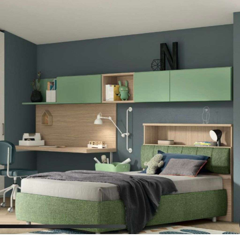 Furbambini trendy bedroom with modern storage solutions.