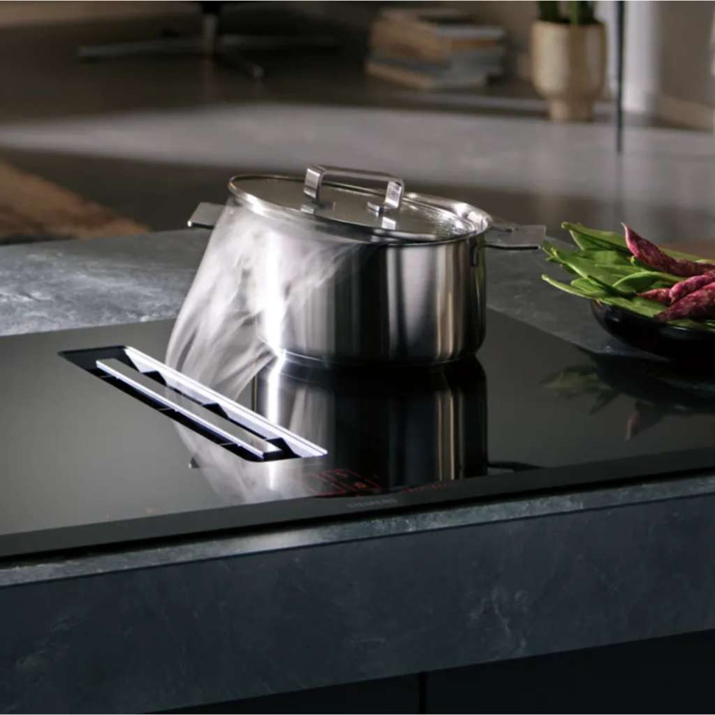 Siemens induction cooktop with a sleek, modern design and smart features.
