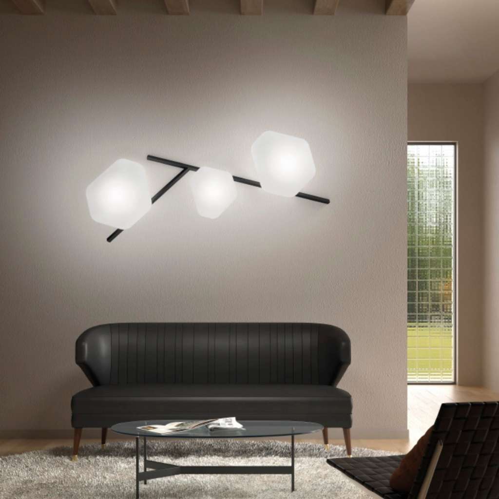 Vistosi sculptural wall light fixture, adding a contemporary flair with unique design elements.