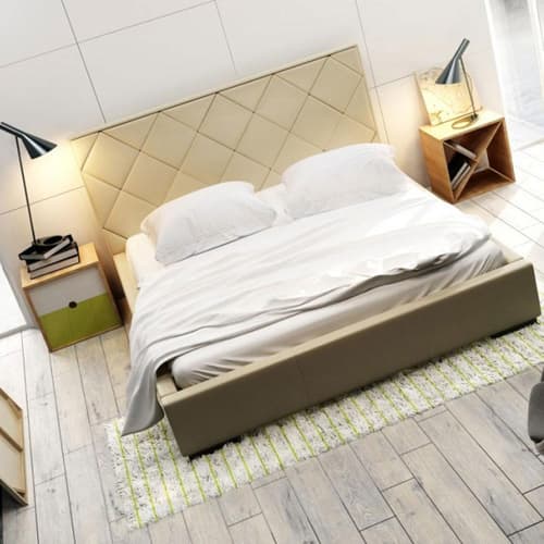 Quaddro Caro Double Bed by B and B Letti