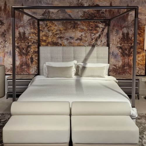 Cipriani Blue Moon Bed With Canopy Double Bed by FCI London