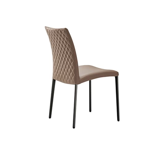 Asia Diamond With Metal Legs Dining Chair By FCI London