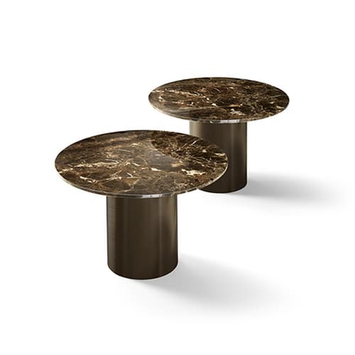 Cilindro Low Top Marble Coffee Table By FCI London