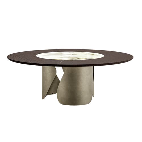 Onda Top Wood Ceramic Dining Table By FCI London