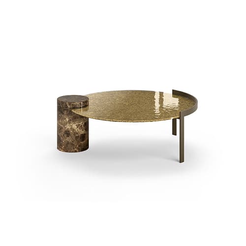 Peo Low Top Crystal Coffee Table By FCI London