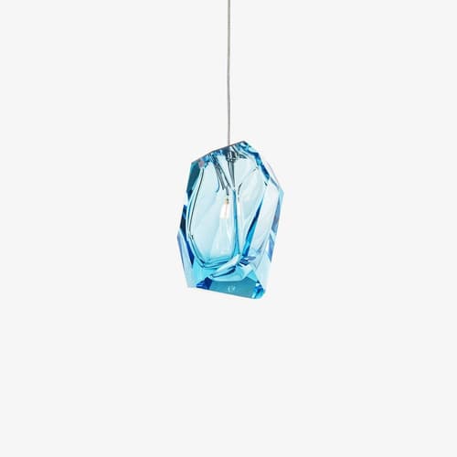 Crystal Rock Pendant Lamp by Lasvit