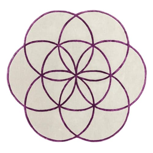 Lotus Purple Rug by Attic Rugs