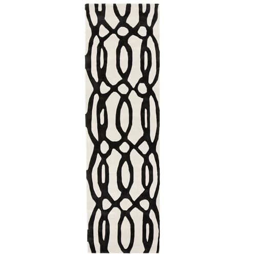 Matrix Max35 Wire White Runner Rug by Attic Rugs