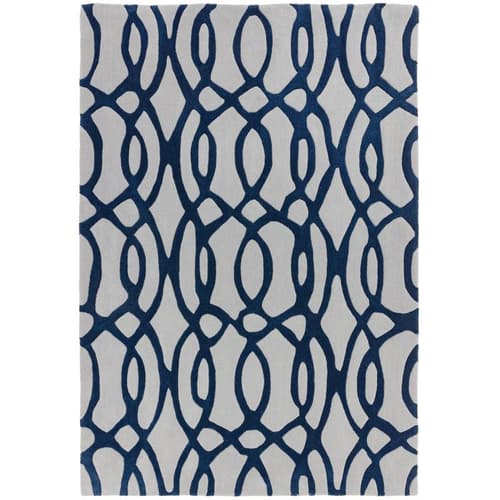 Matrix Max36 Wire Blue Rug by Attic Rugs