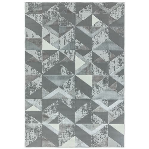 Orion Or09 Flag Silver Rug by Attic Rugs