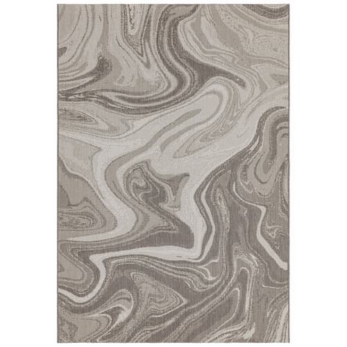 Patio Pat20 Natural Marble Rug by Attic Rugs