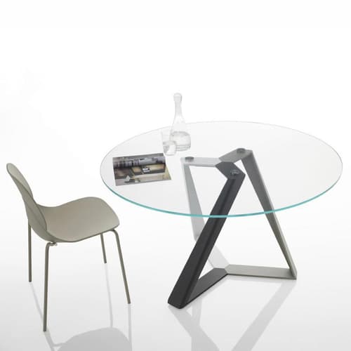 Millennium Round Dining Table by Bontempi