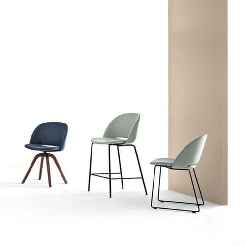 Polo Covered Dining Chair by Bontempi