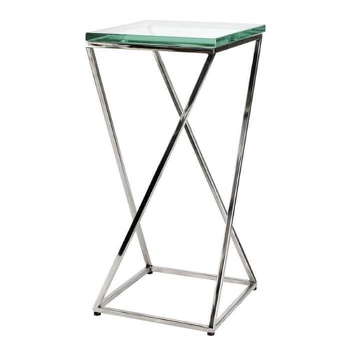 Clarion Stainless Steel Side Table by Eichholtz