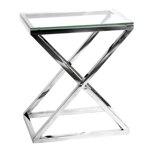 Criss Cross High Side Table by Eichholtz
