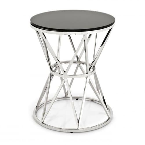 Domingo L Stainless Steel Side Table by Eichholtz