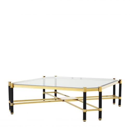 Florence Gold Finish Coffee Table by Eichholtz
