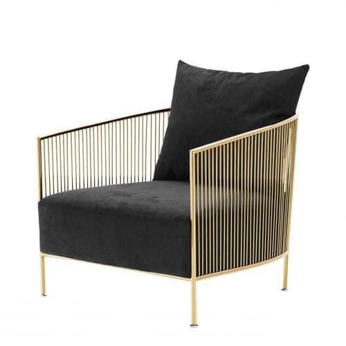 Knox Gold Finish Armchair by Eichholtz