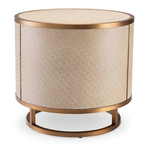 Napa Valley Brass Finish Side Table by Eichholtz