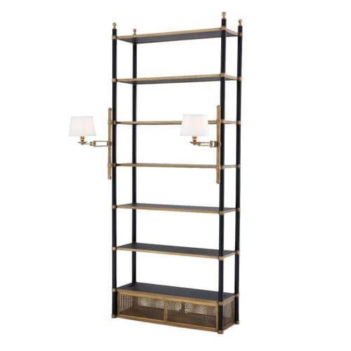 Sterling With Lights Bookcase by Eichholtz