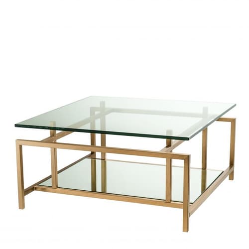 Superia Brass Finish Coffee Table by Eichholtz