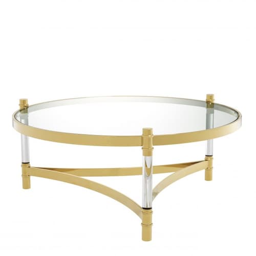 Trento Gold Finish Coffee Table by Eichholtz