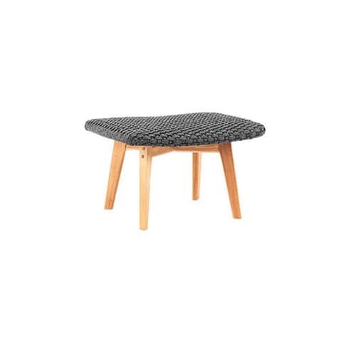Knit Outdoor Footstool by Ethimo
