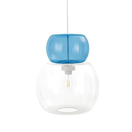 Candyofnie 2D Transparent Blue Pendant Lamp by Fatboy