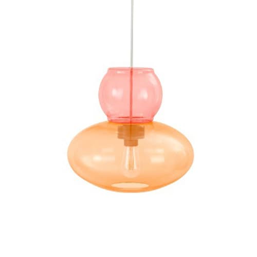 Candyofnie 2H Raspberry Orange Pendant Lamp by Fatboy