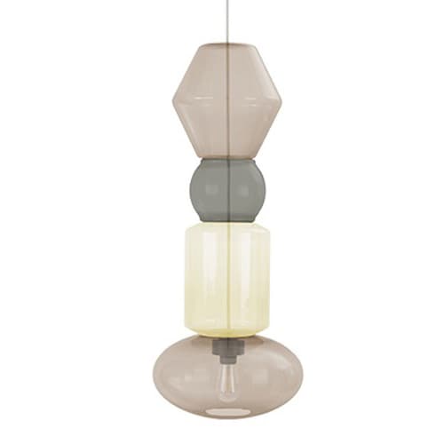 Candyofnie 4I Taupe Yellow Pendant Lamp by Fatboy